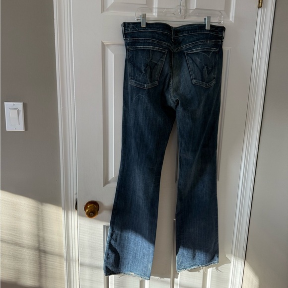 Citizens Of Humanity Dark Blue Straight Leg Jeans - Picture 2 of 4